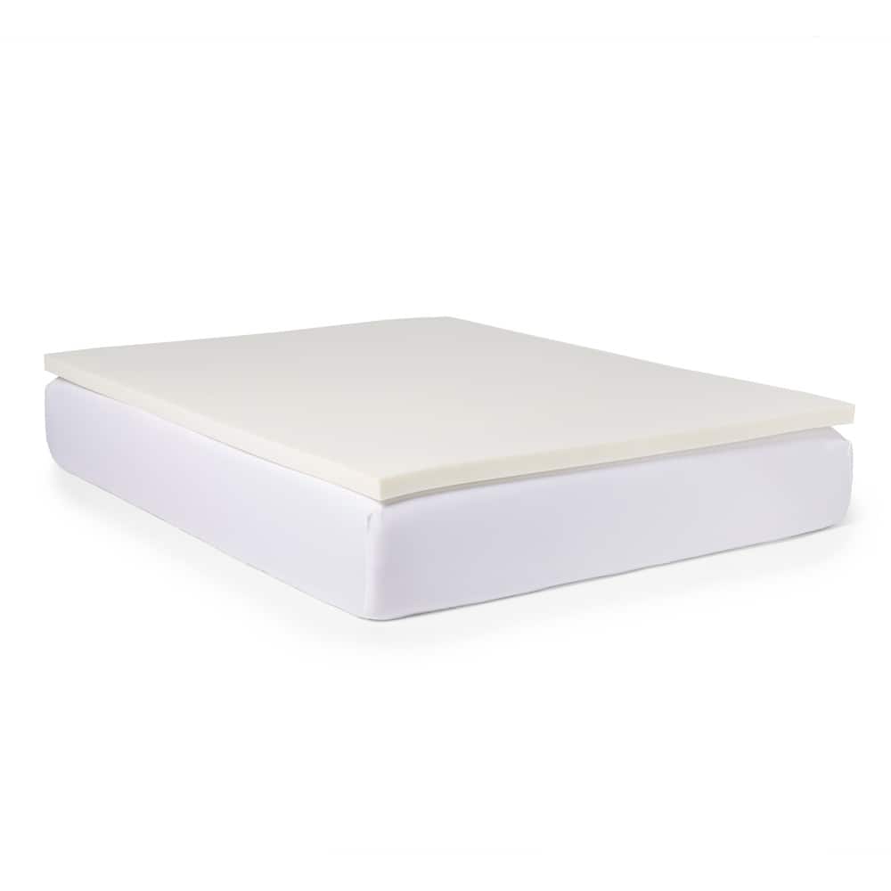 Slumber Solutions 2-inch Memory Foam and 1.5-inch Fiber Fill Mattress Topper