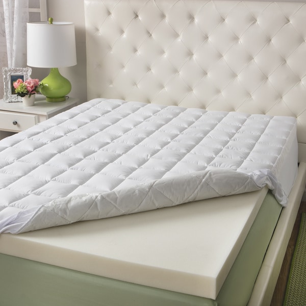 Slumber Solutions 3 inch Memory Foam and 1.5 inch Fiber Mattress