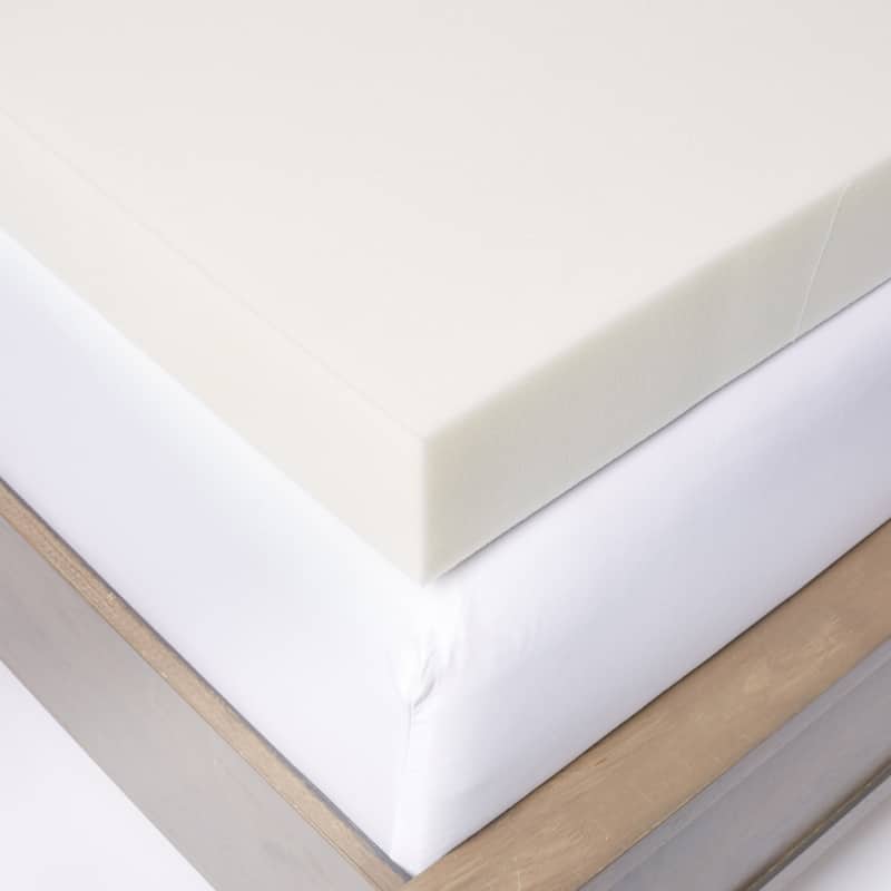 Slumber Solutions 4-inch Memory Foam and 1.5-inch Fiber Mattress Topper