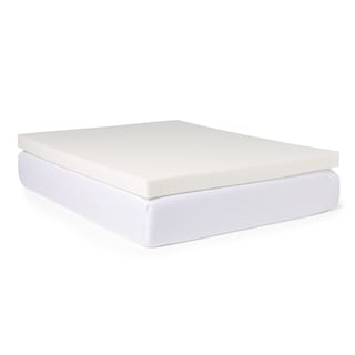 Slumber Solutions 4-inch Memory Foam and 1.5-inch Fiber Mattress Topper