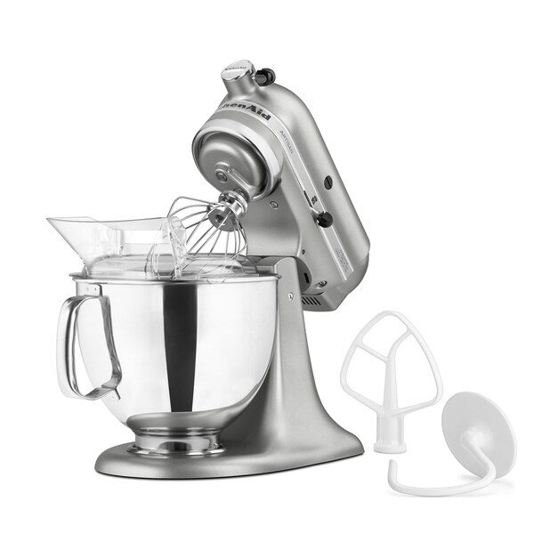 KitchenAid KSM150PSCU Contour Silver 5-quart Artisan Tilt