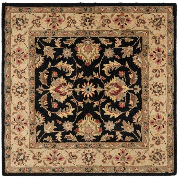 Shop Safavieh Handmade Heritage Timeless Traditional Black/ Gold Wool