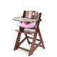 Shop Height Right Mahogany High Chair with Infant Insert and Tray