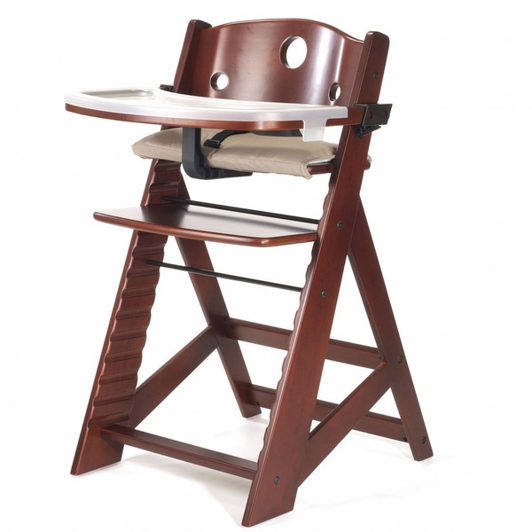 Shop Height Right Mahogany High Chair with Tray - Free Shipping Today