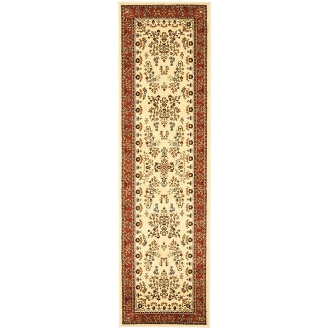 Lyndhurst Collection Ivory/ Rust Runner (23 X 22)