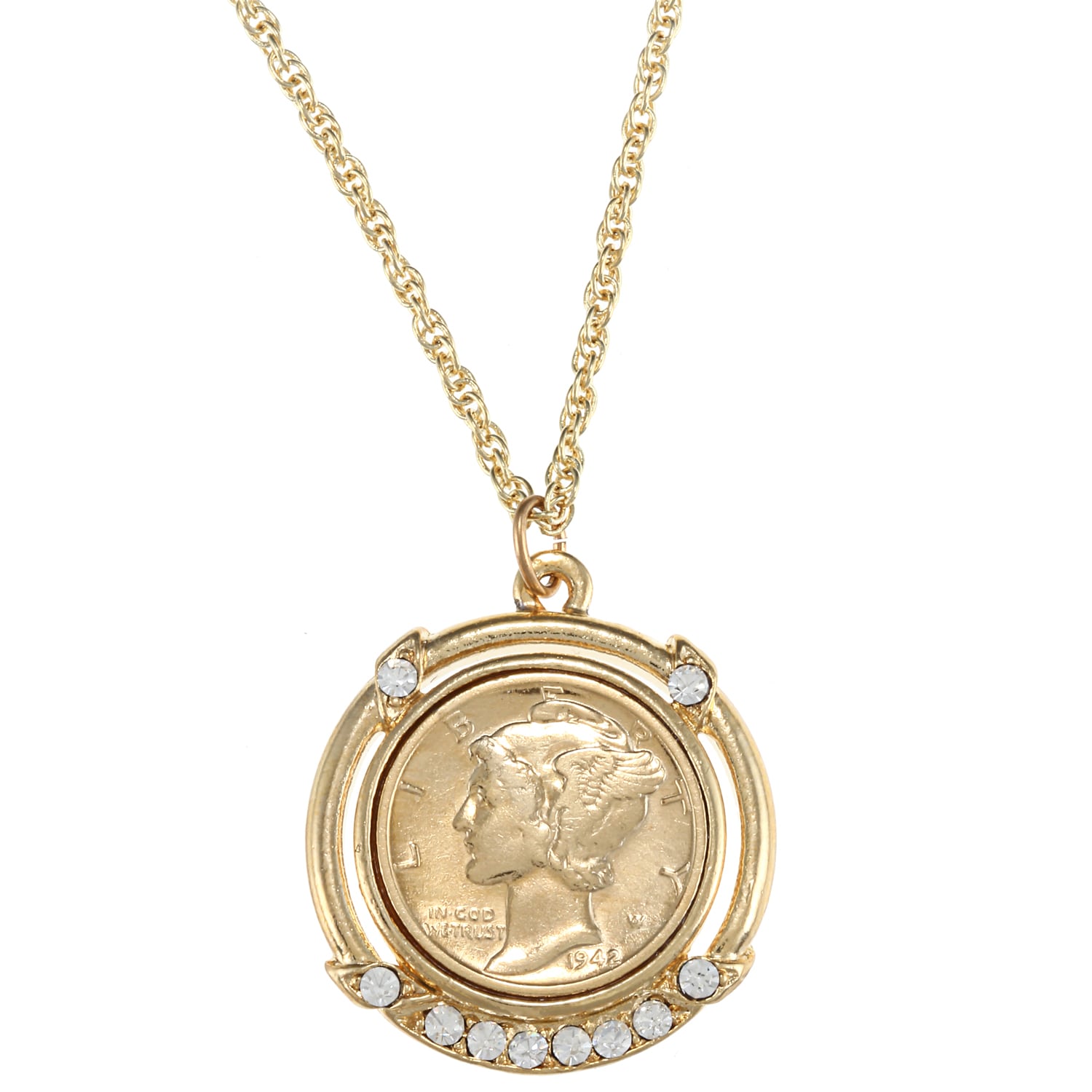 Mercury Dime Necklace on Sale, 60% OFF 