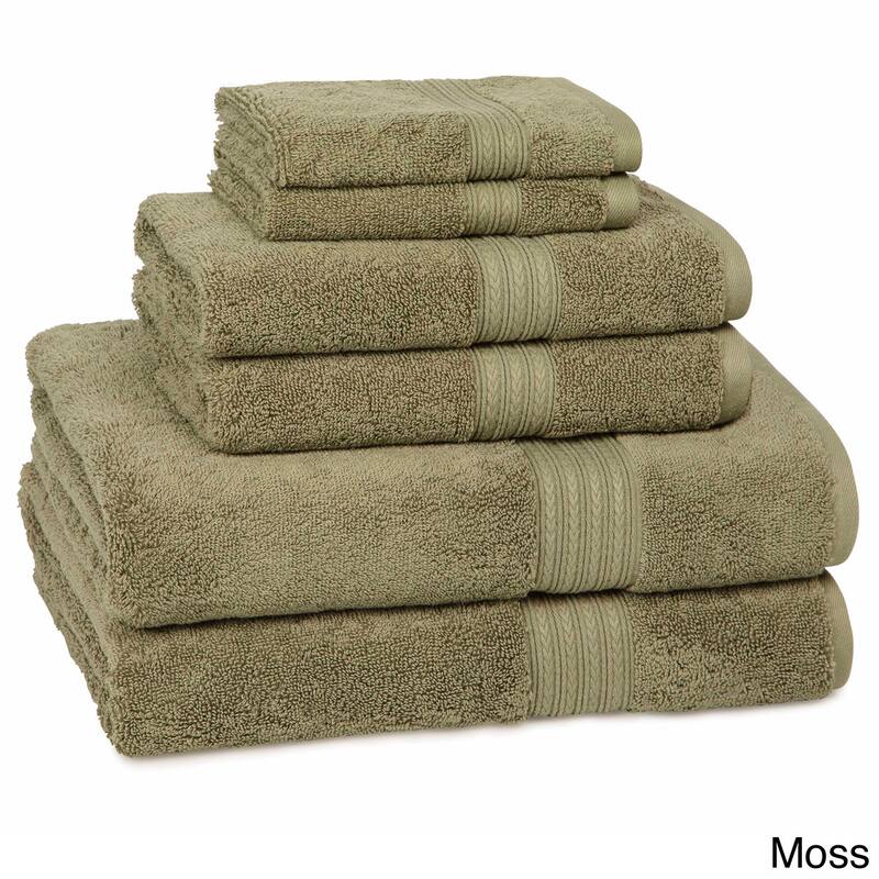 Kassatex Kassadesign Solid-colored 6-piece Towel Set