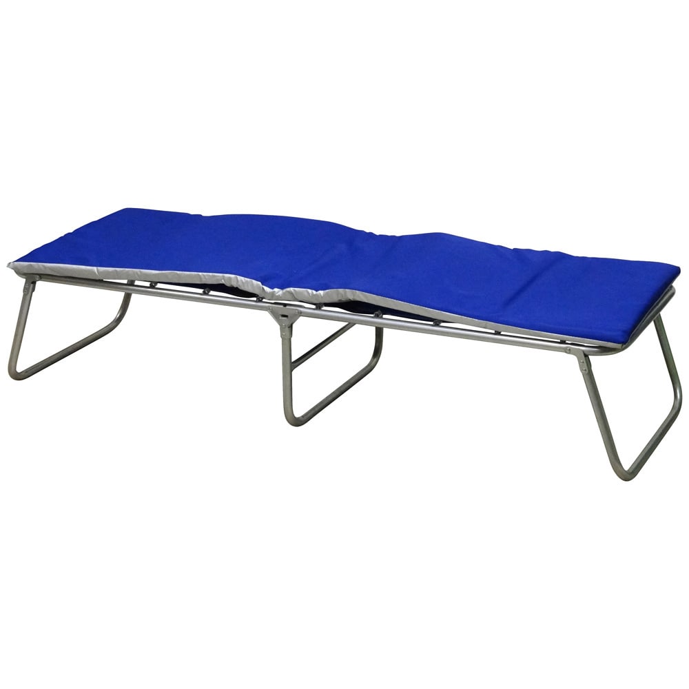 Fcm Blue Steel Frame Comfort Cot