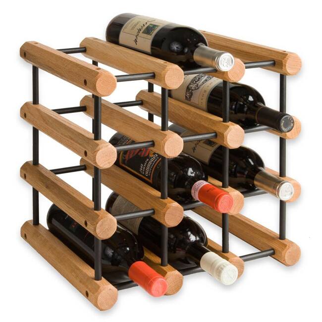 J.K. Adams 40-bottle Penguin Wood Wine Rack