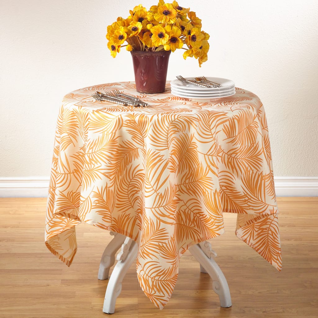 Fern Design Square Table Topper