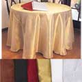 Shimmery 90-inch Round Sheer Tablecloth