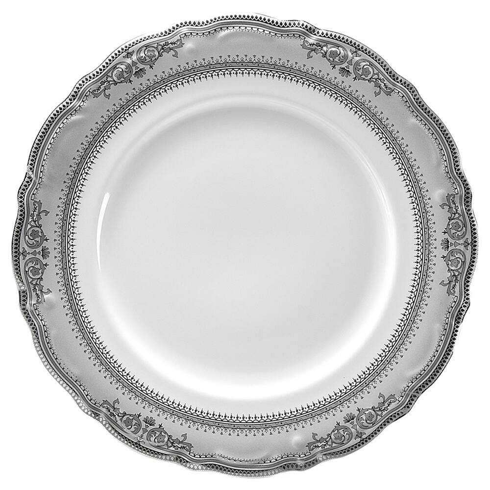 10 Strawberry Street Vanessa Platinum 7.5" Salad Plate (Set of 6)