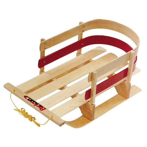 Shop Flexible Flyer Padded Wood Toddler's Sled - Free Shipping Today ...