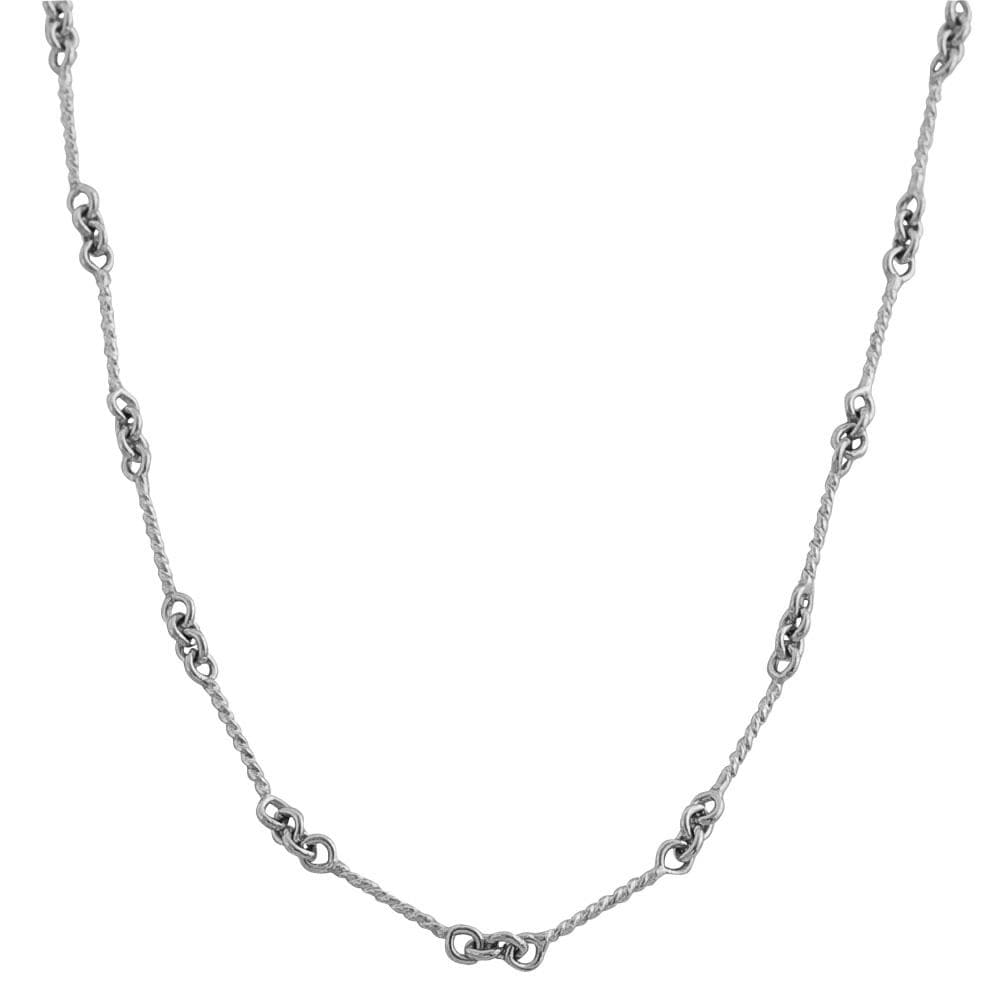 Fremada 14k White Gold 18 Inch Twisted Bar Link Necklace 0 8 Mm Fremada 14k White Gold 18 Inch Twisted Bar Link Necklace 0 8 Mm