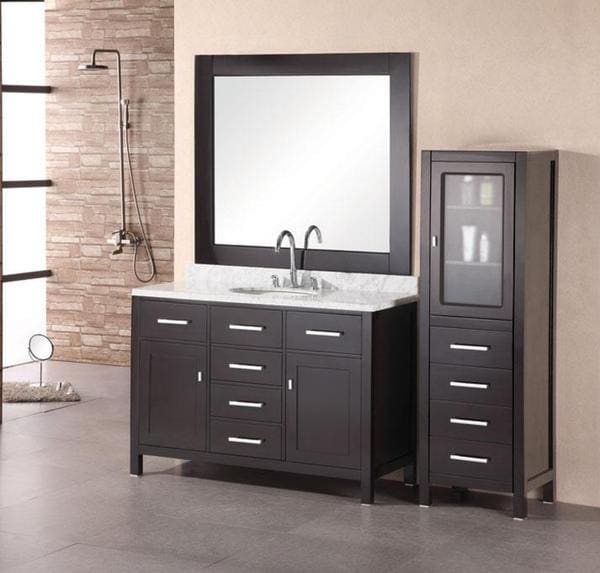 Shop Design Element London Single Sink Espresso Bathroom ...