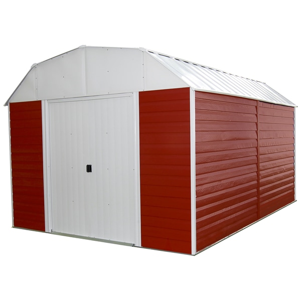 arrow red barn steel shed - free shipping today