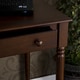 preview thumbnail 7 of 11, SEI Furniture Gaff Espresso 2-drawer Writing Desk