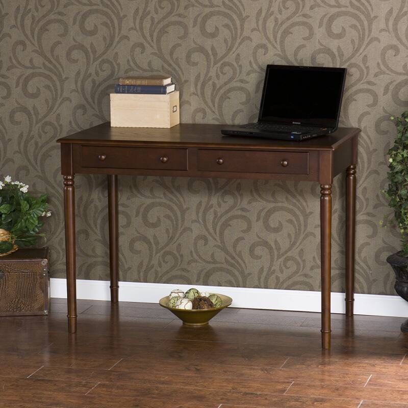 SEI Furniture Gaff Espresso 2-drawer Writing Desk