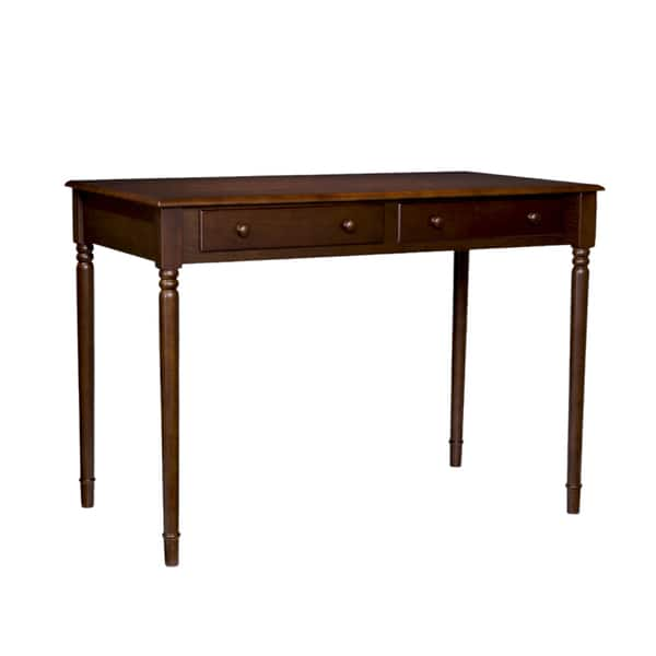 Shop Copper Grove Gaff Espresso 2 Drawer Writing Desk On Sale