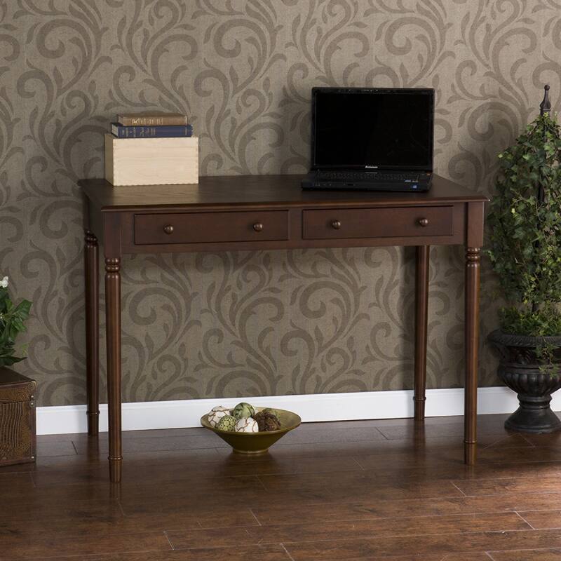SEI Furniture Gaff Espresso 2-drawer Writing Desk