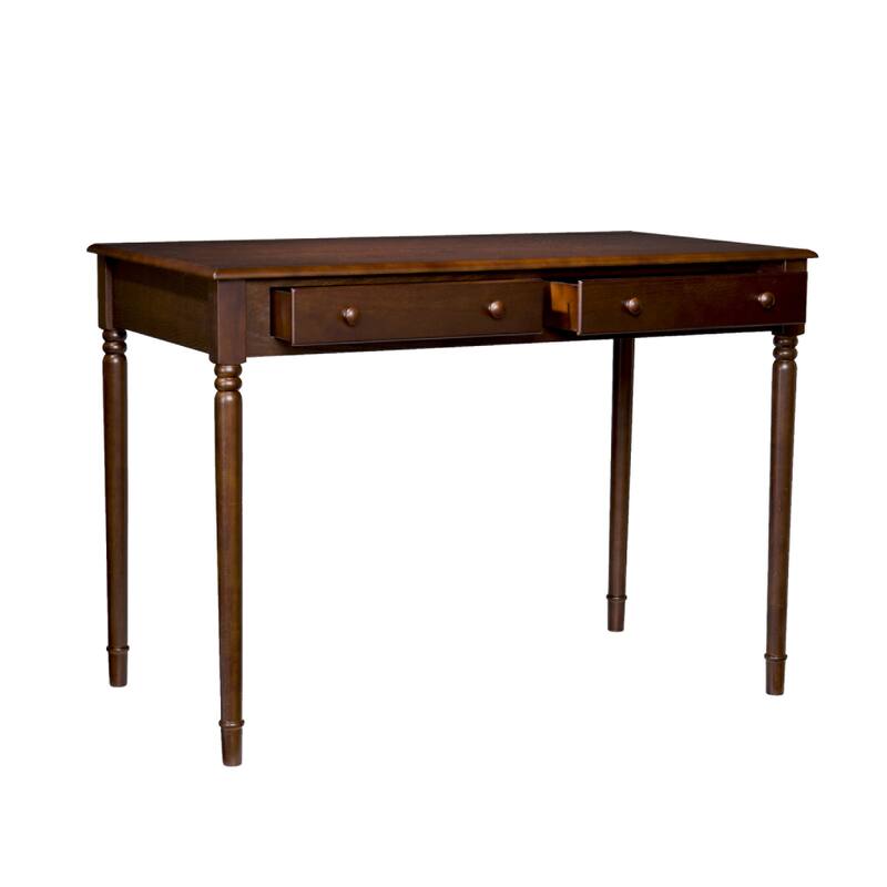 SEI Furniture Gaff Espresso 2-drawer Writing Desk
