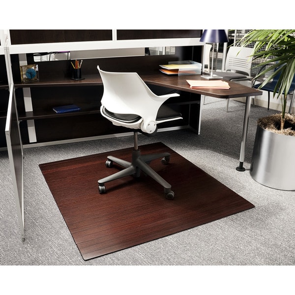 Bamboo office chair mat new arrivals