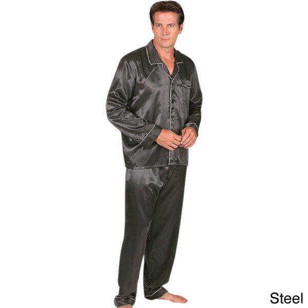 mens satin pajamas