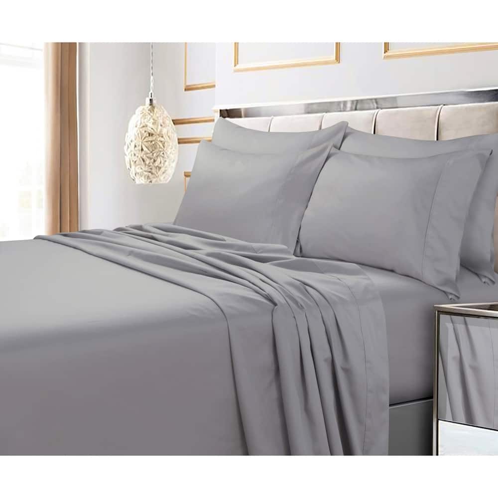 Egyptian Cotton 600 TC Extra Deep Pocket 6-piece Bed Sheet Set