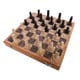 Handmade Soapstone Chess Set 12x12 (India) - Black - Thumbnail 0