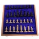 Handmade Soapstone Chess Set 12x12 (India) - Black - Thumbnail 3