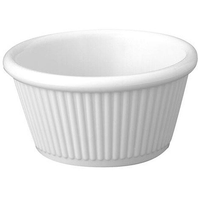 Gessner Fluted White 4.5-oz Ramekins (Case of 48)