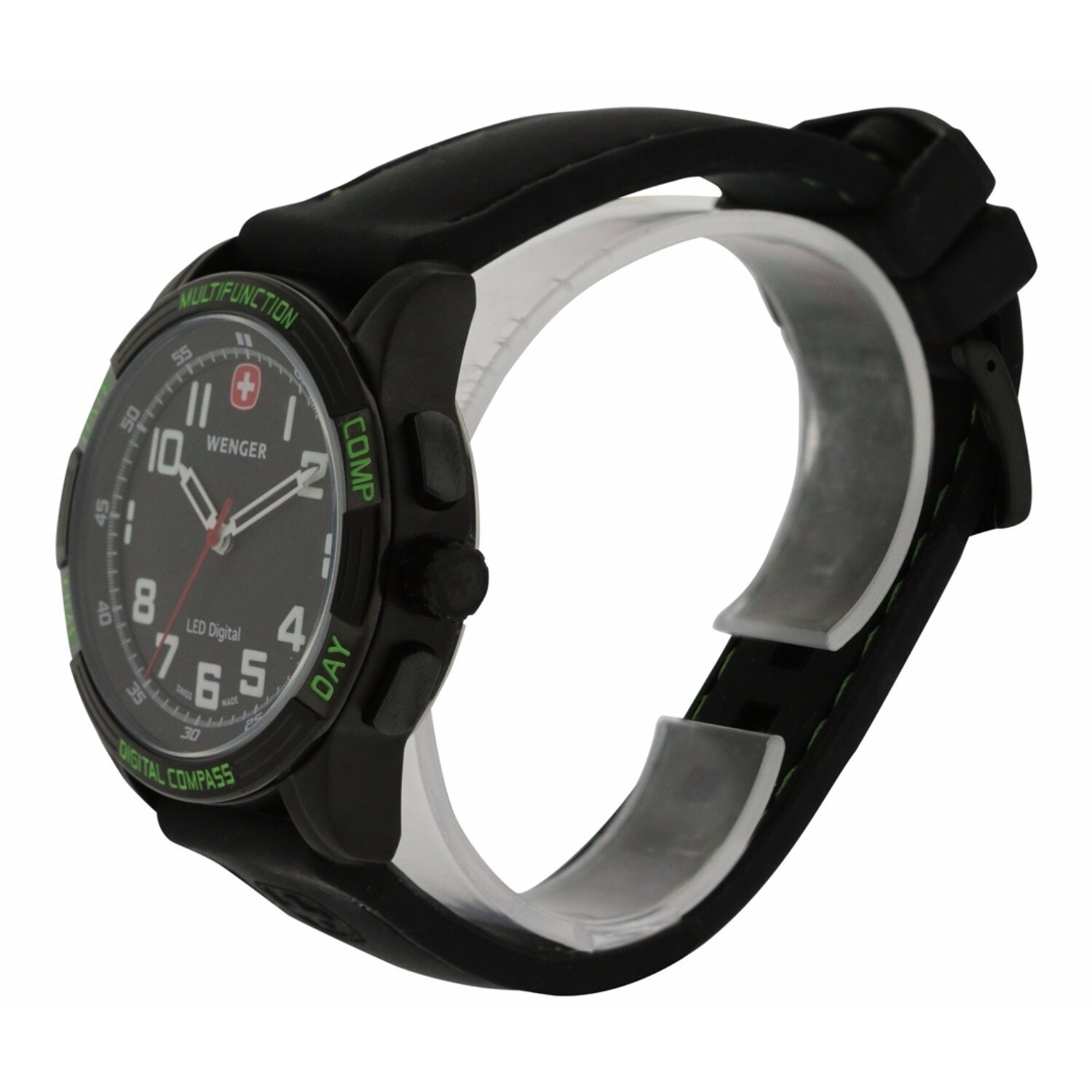 wenger nomad led compass watch