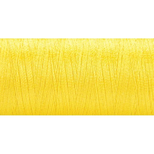 Yellow 600 yard Embroidery Thread (YellowSpool measures 2.25 inches )