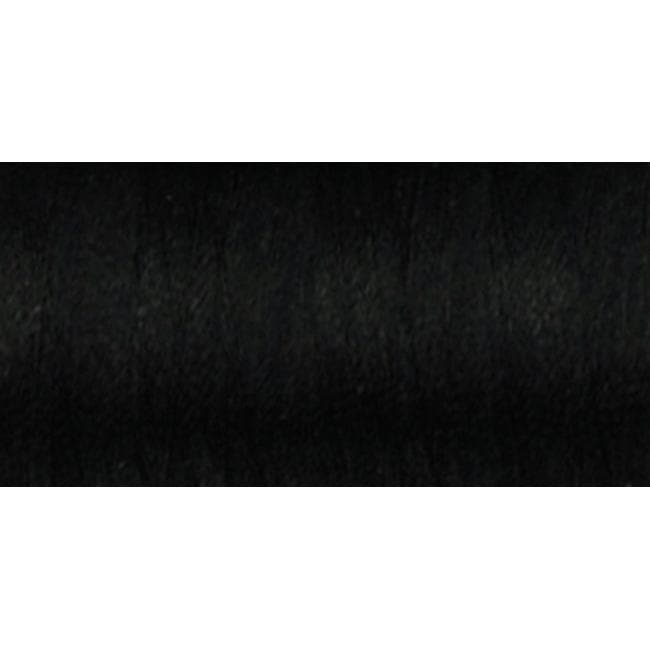 Black 600 yard Embroidery Thread (Black Spool measures 2.25 inches )