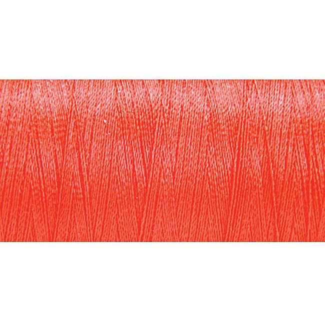 Warm Red 600 yard Embroidery Thread (Warm RedMaterials 100 percent polyester Spool dimensions 2.25 inches )