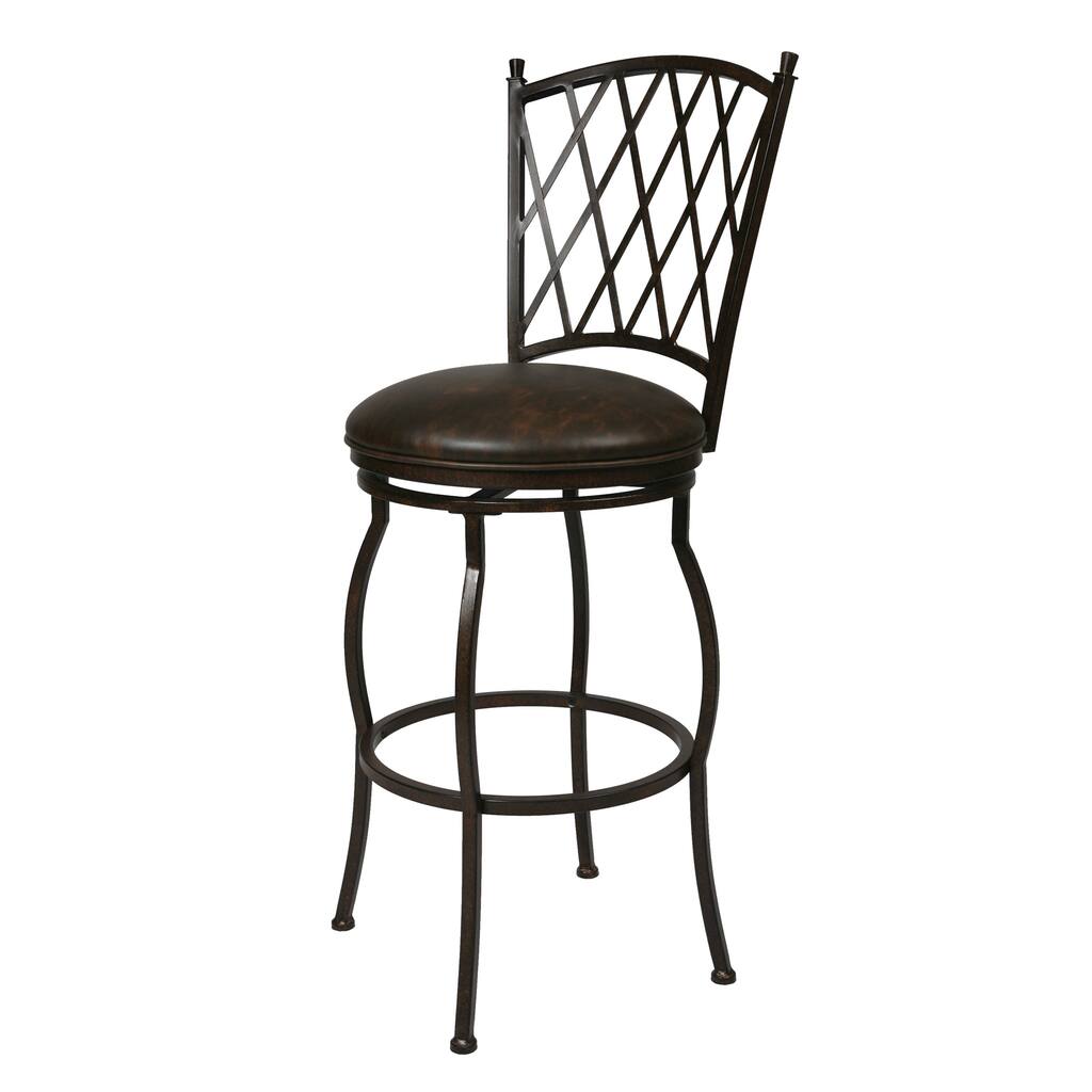 Atrium 26-inch Rounded Swivel Bar Stool