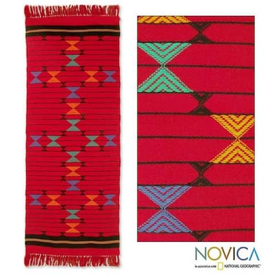 Handmade Cotton 'Festive Constellations' Multicolor Table Runner