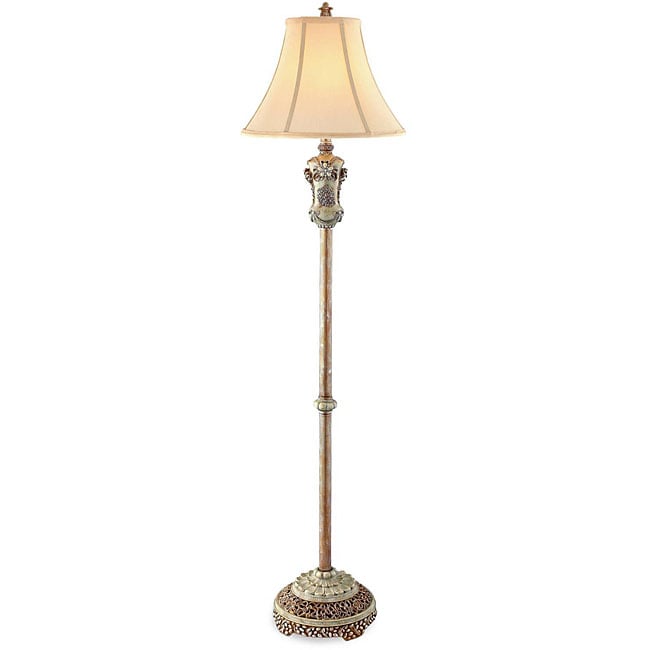 Motavi One light Floor Lamp With Bell shaped Shade