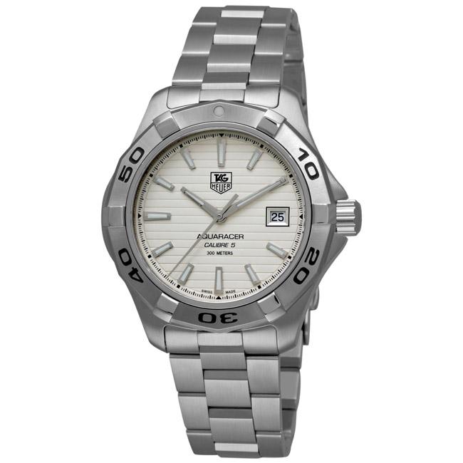 Tag Heuer Men's WAP2011.BA0830 'Aquaracer Calibre 5' Stainless Steel Automatic Watch