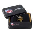Minnesota Vikings Men's Black Leather Bi-fold Wallet