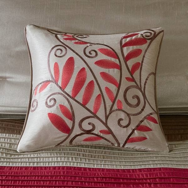 Shop Madison Park Tradewind Red 7 Piece Comforter Set On Sale