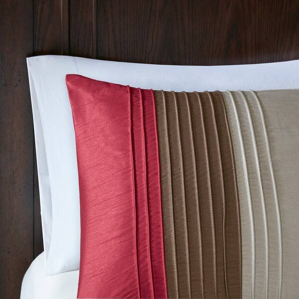 Shop Madison Park Tradewind Red 7 Piece Comforter Set On Sale