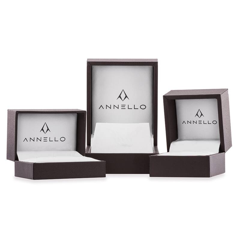 Annello by Kobelli 14k White Gold 1/2ct TDW Diamond Bridal Ring Set