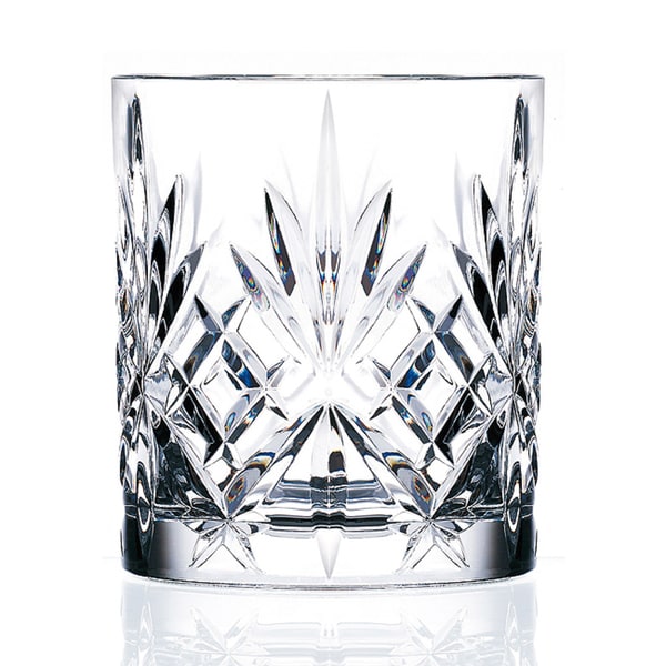 Shop Lorenzo Melodia Crystal Double Old Fashioned Glasses Set Of 6 On Sale Free Shipping