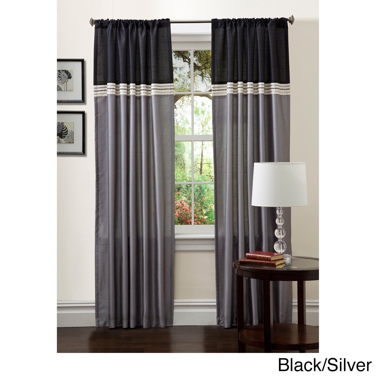 Lush Decor 84 inch Terra Curtain Panel Pair