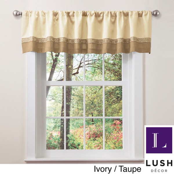 Kyoto Contrast Border Valance Valances