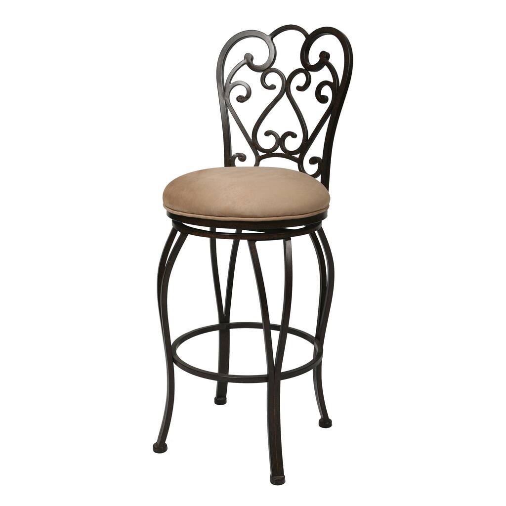 'Magnolia' 30-inch Swivel Bar Stool