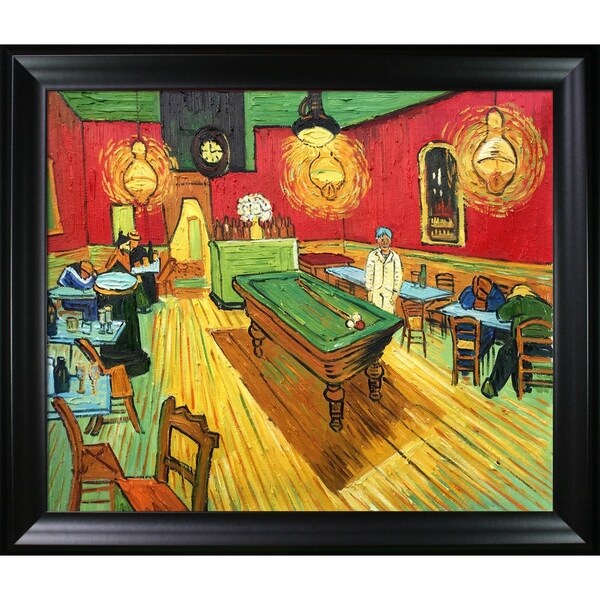 Shop Van Gogh The Night Cafe Hand Painted Framed Canvas Art