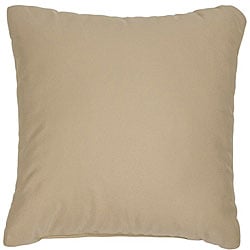 Antique Beige 22 inch Knife edged Outdoor Pillows with Sunbrella Fabric (Set of 2) Outdoor Cushions & Pillows