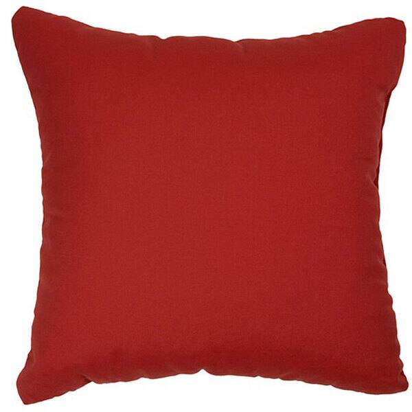 Jockey Red 22-inch Indoor/Outdoor Pillows Sunbrella Fabric (Set of 2)